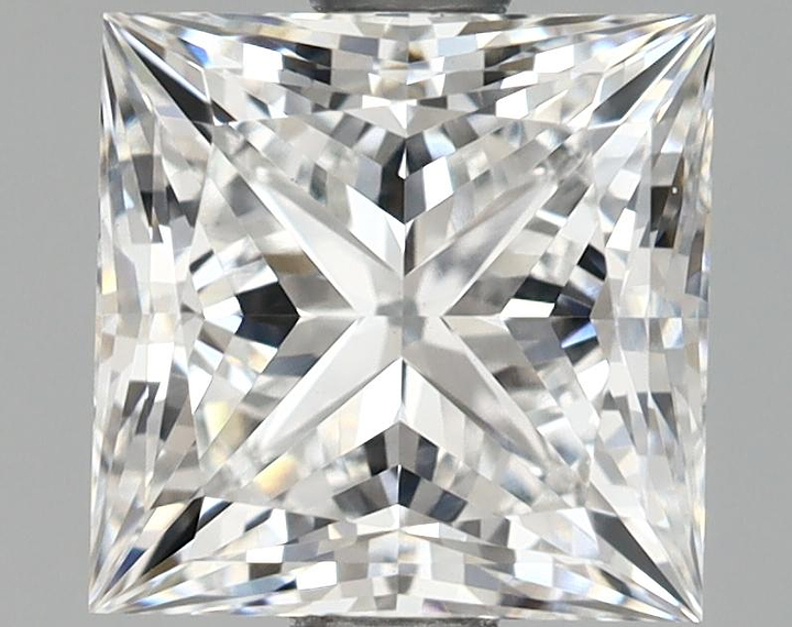 1.69 Carat Princess Shaped Ideal Cut VVS2 IGI Certified Lab Grown Diamond