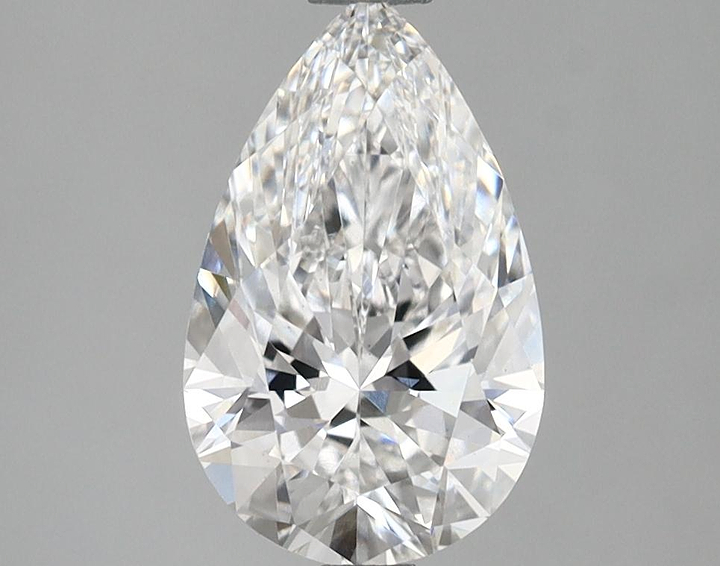 1.69 Carat Pear Shaped Ideal Cut VVS2 IGI Certified Lab Grown Diamond