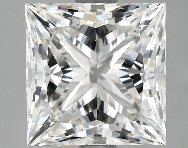 2.96 Carat Princess Shaped Ideal Cut VVS2 IGI Certified Lab Grown Diamond