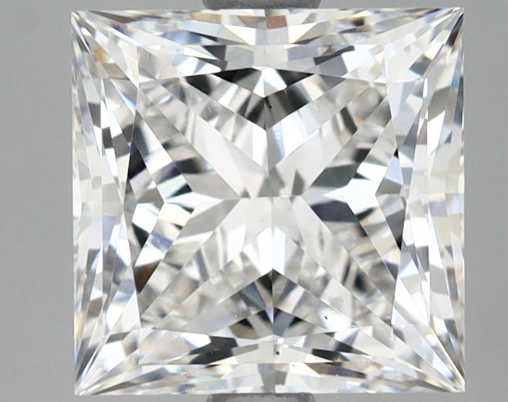 2.87 Carat Princess Shaped Ideal Cut VS1 IGI Certified Lab Grown Diamond