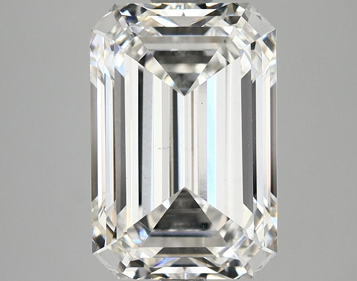 3.56 Carat Emerald Shaped Ideal Cut VS1 IGI Certified Lab Grown Diamond