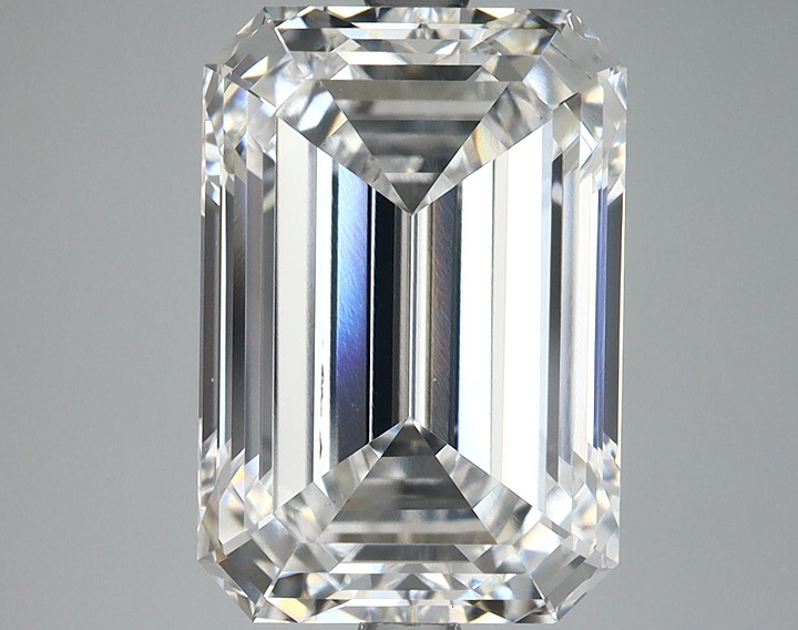 6.54 Carat Emerald Shaped Ideal Cut VS2 IGI Certified Lab Grown Diamond
