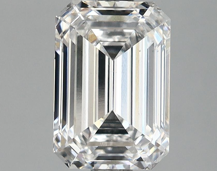 2.15 Carat Emerald Shaped Ideal Cut VS1 IGI Certified Lab Grown Diamond