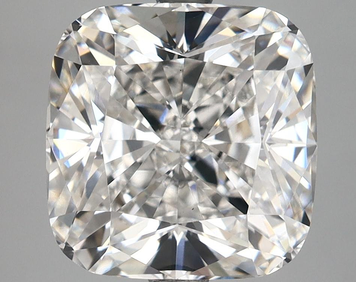 5.68 Carat Cushion Shaped Ideal Cut VS2 IGI Certified Lab Grown Diamond