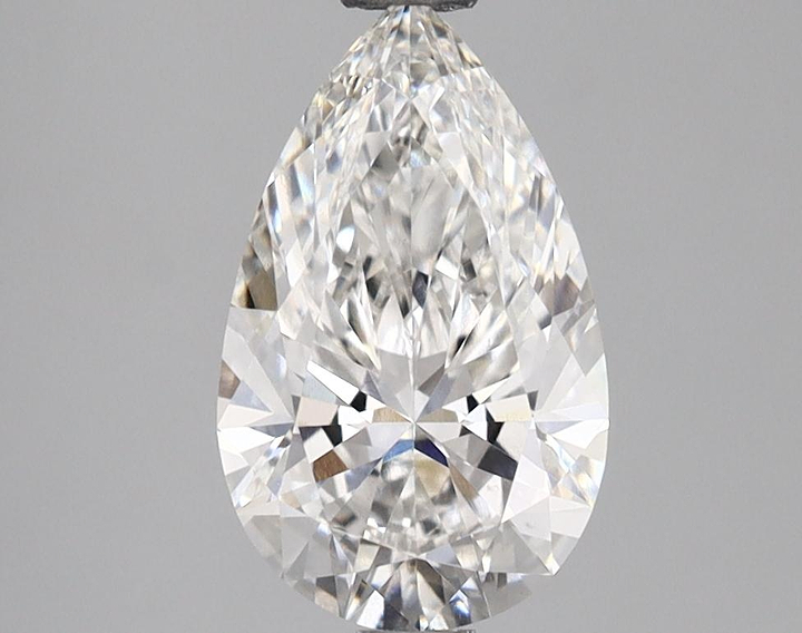 1.63 Carat Pear Shaped Very Good Cut VVS2 IGI Certified Lab Grown Diamond