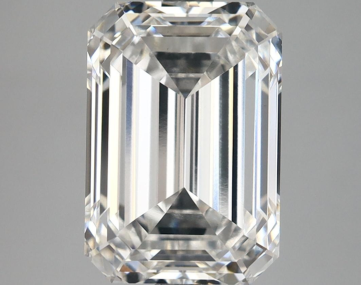 4.66 Carat Emerald Shaped Ideal Cut VVS2 IGI Certified Lab Grown Diamond