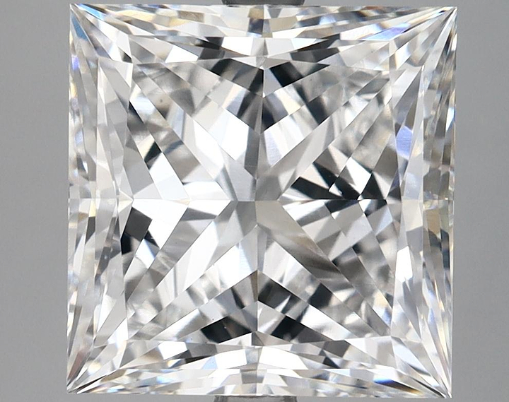 6.49 Carat Princess Shaped Ideal Cut VS1 IGI Certified Lab Grown Diamond