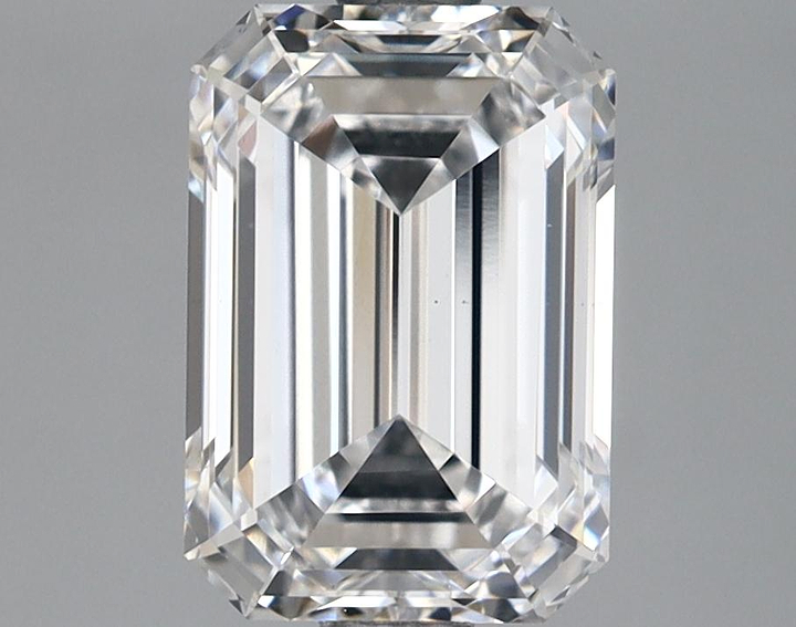 2.16 Carat Emerald Shaped Ideal Cut VS1 IGI Certified Lab Grown Diamond