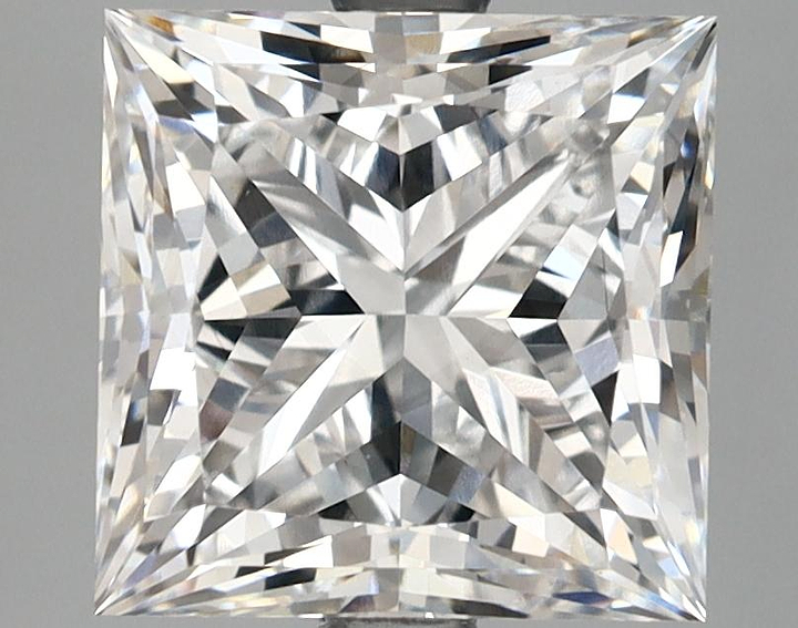 3.82 Carat Princess Shaped Ideal Cut VS1 IGI Certified Lab Grown Diamond