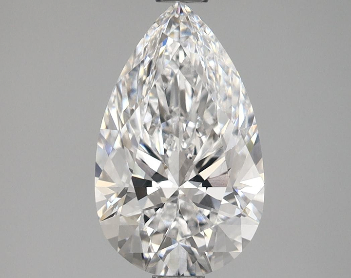2.08 Carat Pear Shaped Ideal Cut VVS2 IGI Certified Lab Grown Diamond