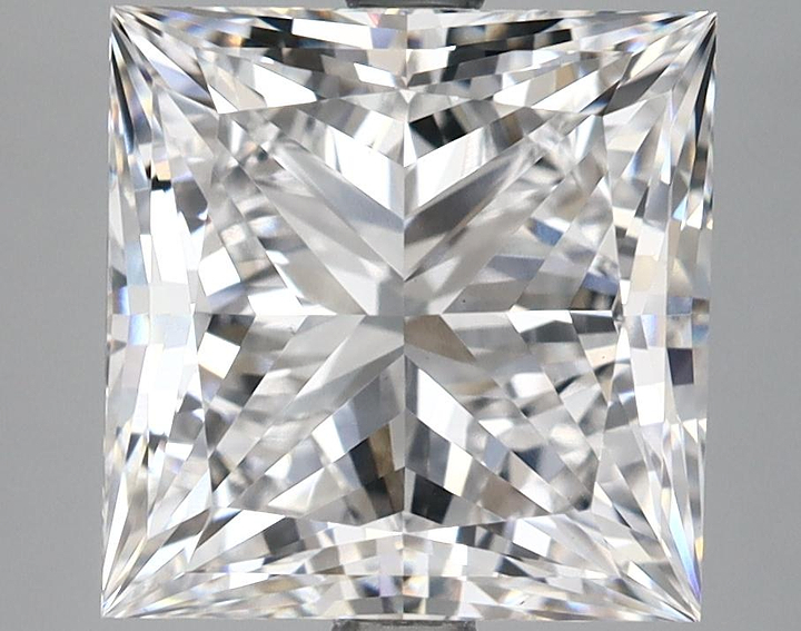 5.0 Carat Princess Shaped Ideal Cut VS1 IGI Certified Lab Grown Diamond