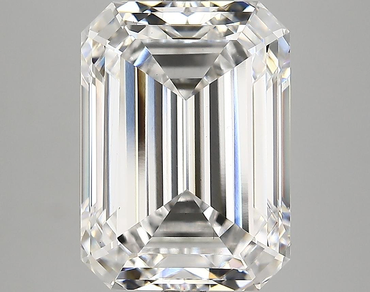 6.67 Carat Emerald Shaped Excellent Cut VS1 IGI Certified Lab Grown Diamond