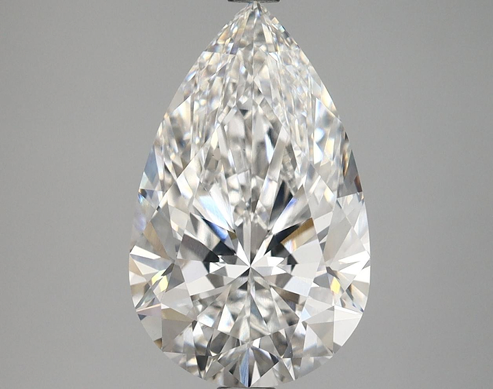 3.61 Carat Pear Shaped Ideal Cut VVS2 IGI Certified Lab Grown Diamond
