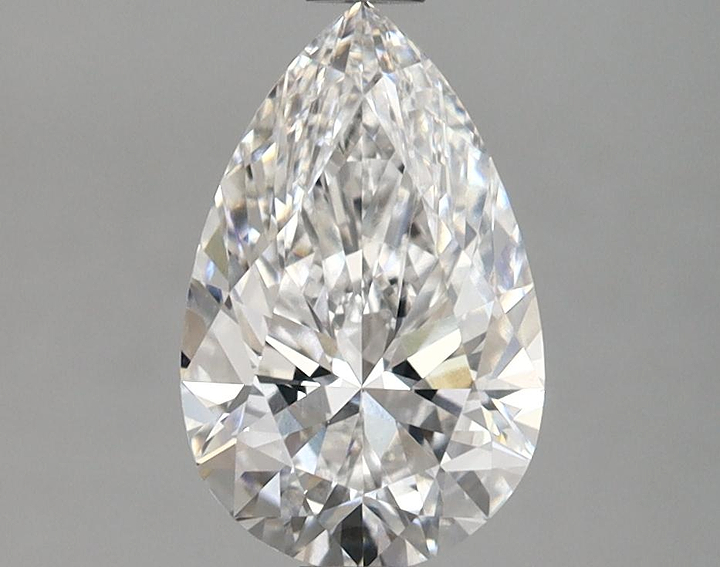 1.57 Carat Pear Shaped Ideal Cut VVS2 IGI Certified Lab Grown Diamond