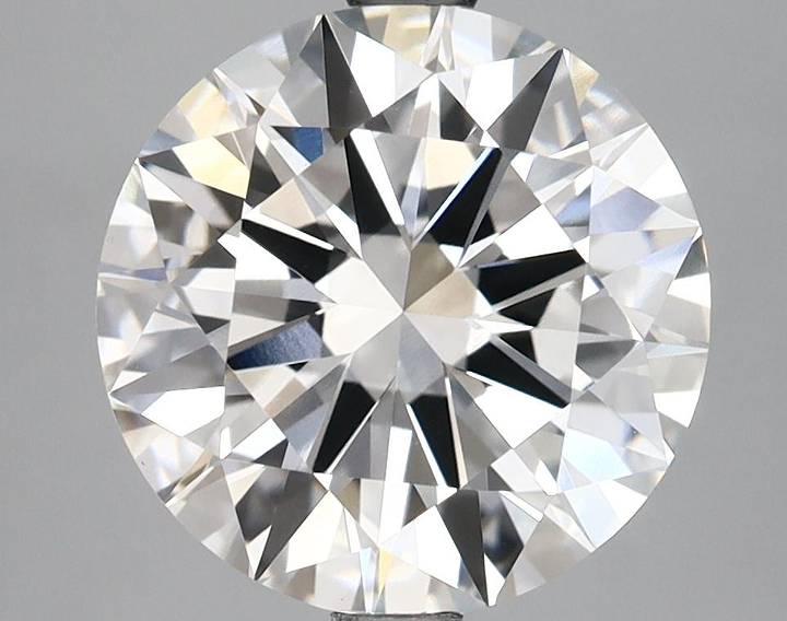 4.03 Carat Round Shaped Excellent Cut VVS2 IGI Certified Lab Grown Diamond