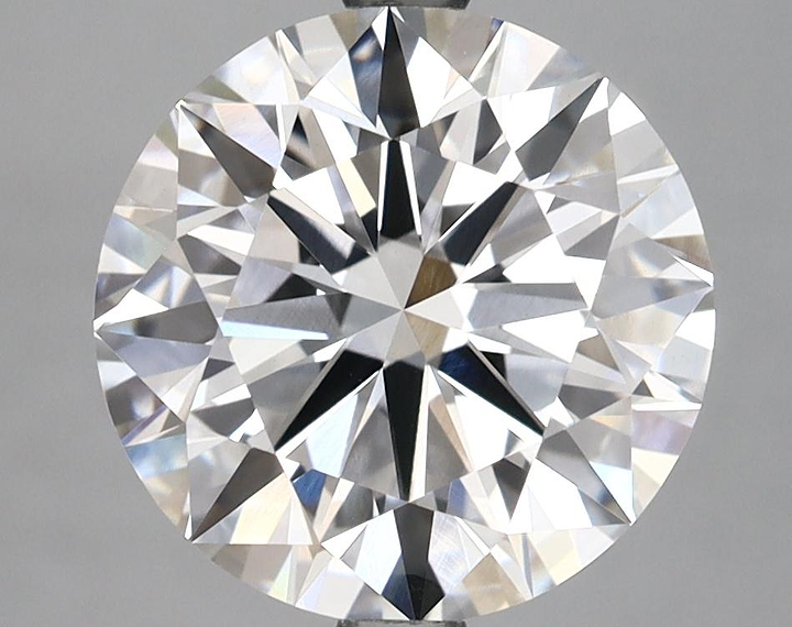 3.97 Carat Round Shaped Excellent Cut VVS2 IGI Certified Lab Grown Diamond