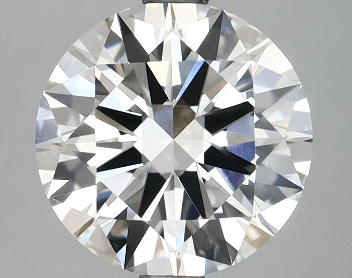 2.52 Carat Round Shaped Excellent Cut VVS2 IGI Certified Lab Grown Diamond