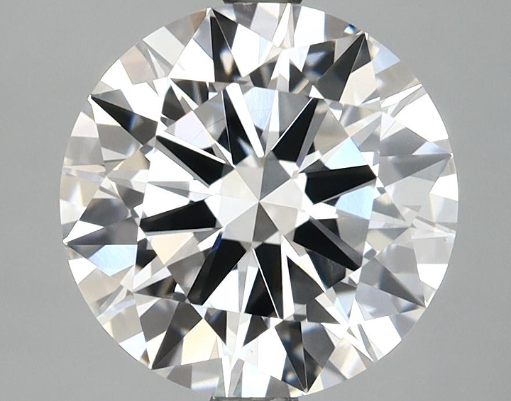 2.97 Carat Round Shaped Excellent Cut VVS2 IGI Certified Lab Grown Diamond