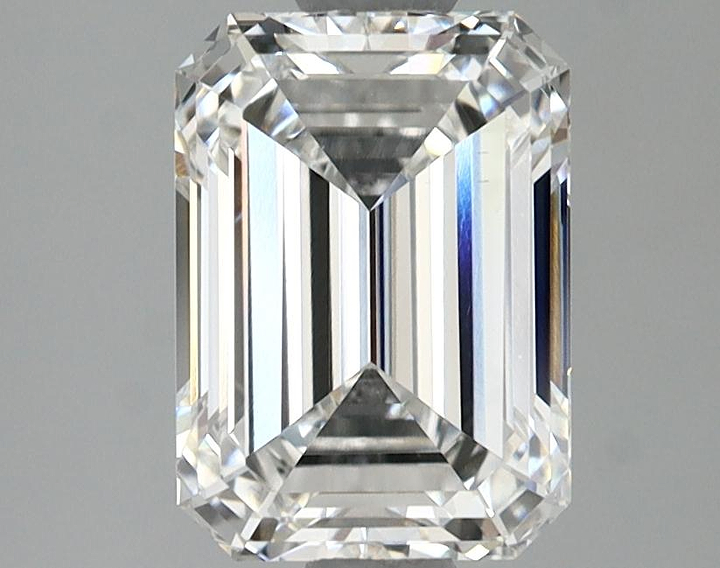 2.09 Carat Emerald Shaped Excellent Cut VVS1 IGI Certified Lab Grown Diamond