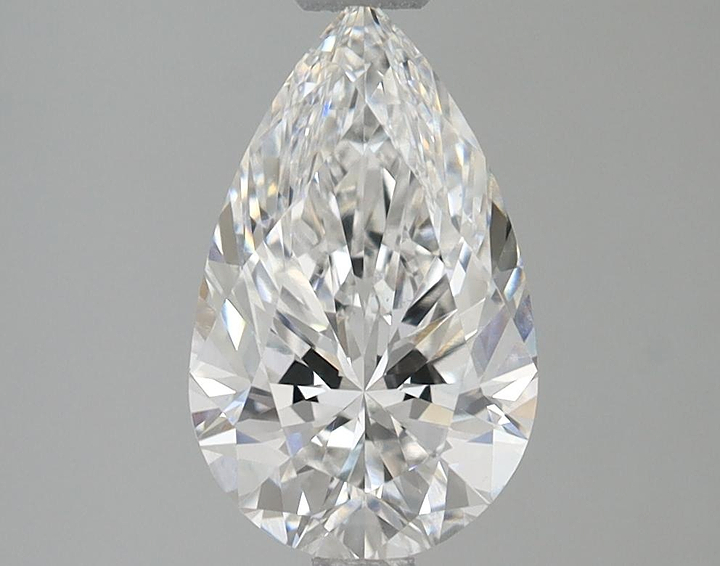 1.7 Carat Pear Shaped Ideal Cut VVS2 IGI Certified Lab Grown Diamond