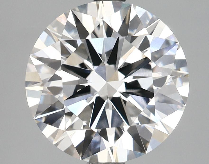 3.03 Carat Round Shaped Ideal Cut VVS2 IGI Certified Lab Grown Diamond