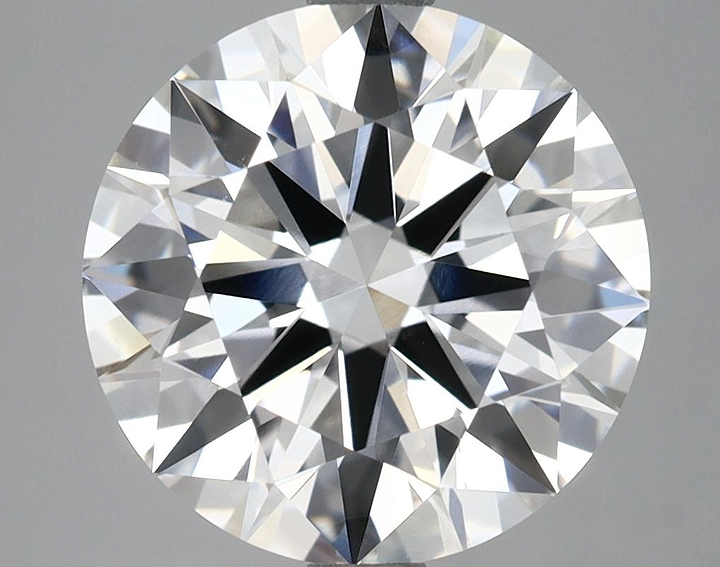 3.7 Carat Round Shaped Ideal Cut VVS2 IGI Certified Lab Grown Diamond