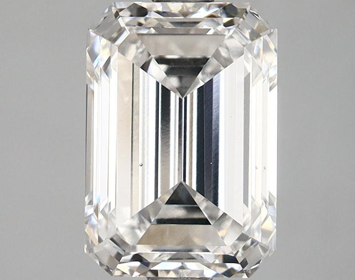 2.74 Carat Emerald Shaped Ideal Cut VS1 IGI Certified Lab Grown Diamond