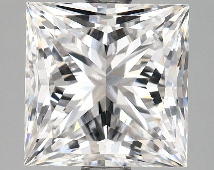 2.69 Carat Princess Shaped Ideal Cut VVS2 IGI Certified Lab Grown Diamond