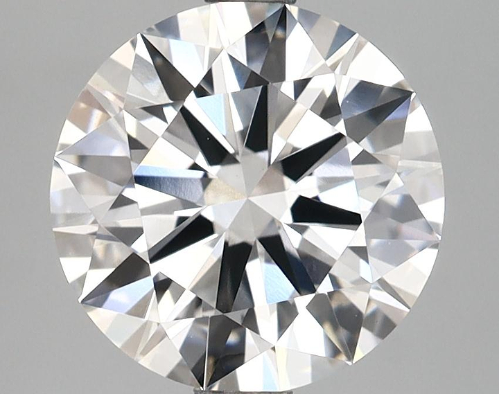2.74 Carat Round Shaped Ideal Cut VVS2 IGI Certified Lab Grown Diamond