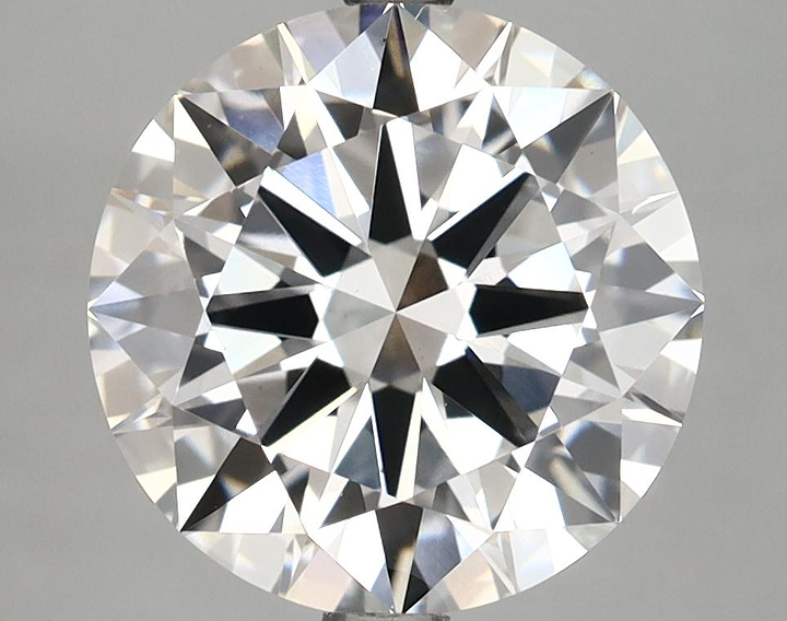 3.97 Carat Round Shaped Excellent Cut VVS2 IGI Certified Lab Grown Diamond