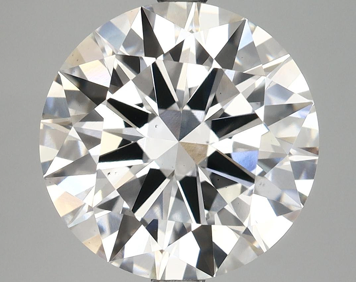 5.52 Carat Round Shaped Ideal Cut VS2 IGI Certified Lab Grown Diamond