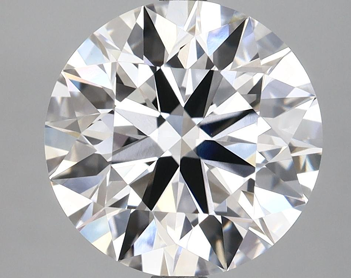 4.09 Carat Round Shaped Ideal Cut VVS2 IGI Certified Lab Grown Diamond