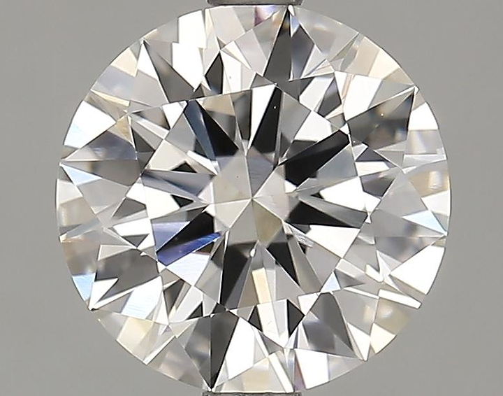 2.5 Carat Round Shaped Ideal Cut VVS2 IGI Certified Lab Grown Diamond