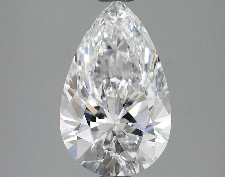 2.1 Carat Pear Shaped Ideal Cut VVS2 IGI Certified Lab Grown Diamond