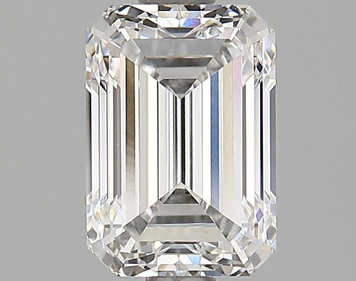1.96 Carat Emerald Shaped Ideal Cut VVS2 IGI Certified Lab Grown Diamond