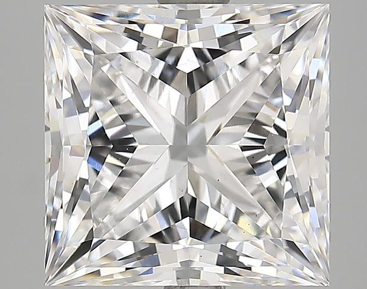 4.86 Carat Princess Shaped Ideal Cut VS1 IGI Certified Lab Grown Diamond