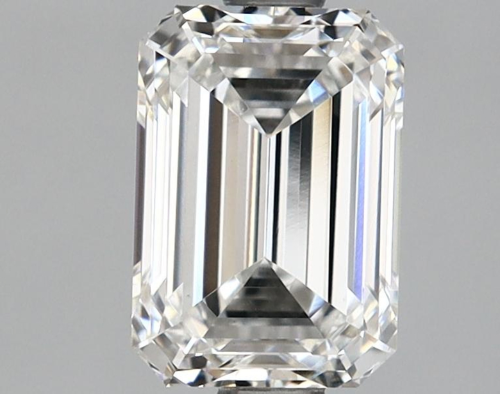 1.72 Carat Emerald Shaped Ideal Cut VVS2 IGI Certified Lab Grown Diamond