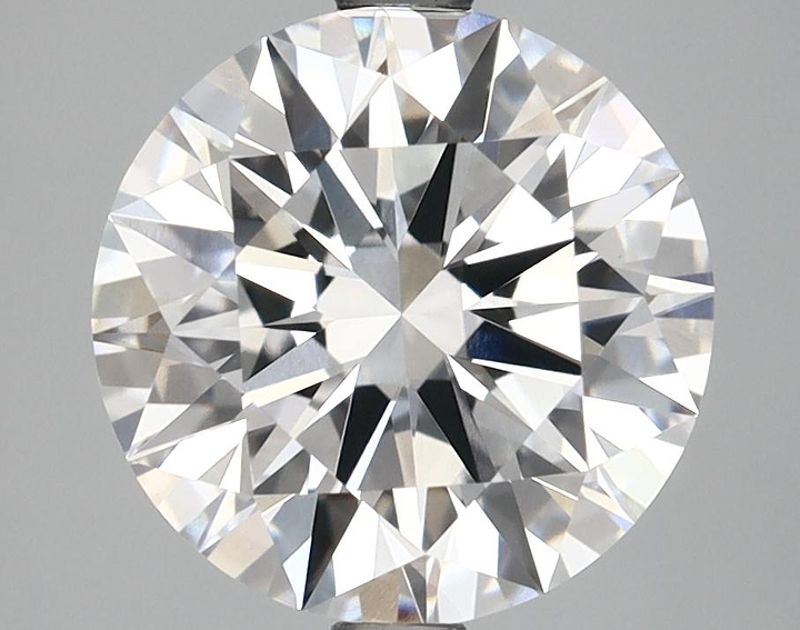 3.42 Carat Round Shaped Ideal Cut VVS2 IGI Certified Lab Grown Diamond