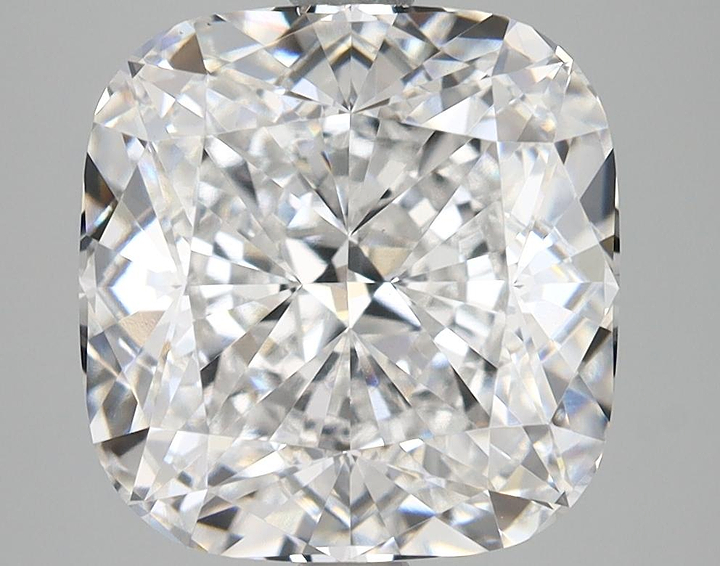 6.16 Carat Cushion Shaped Ideal Cut VVS2 IGI Certified Lab Grown Diamond
