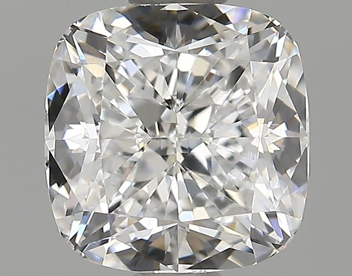 1.54 Carat Cushion Shaped Ideal Cut VVS2 IGI Certified Lab Grown Diamond