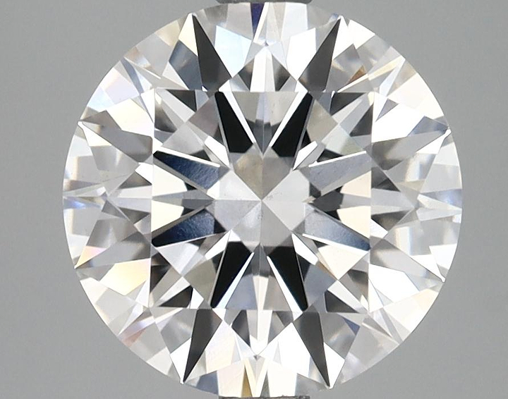 3.21 Carat Round Shaped Ideal Cut VVS2 IGI Certified Lab Grown Diamond