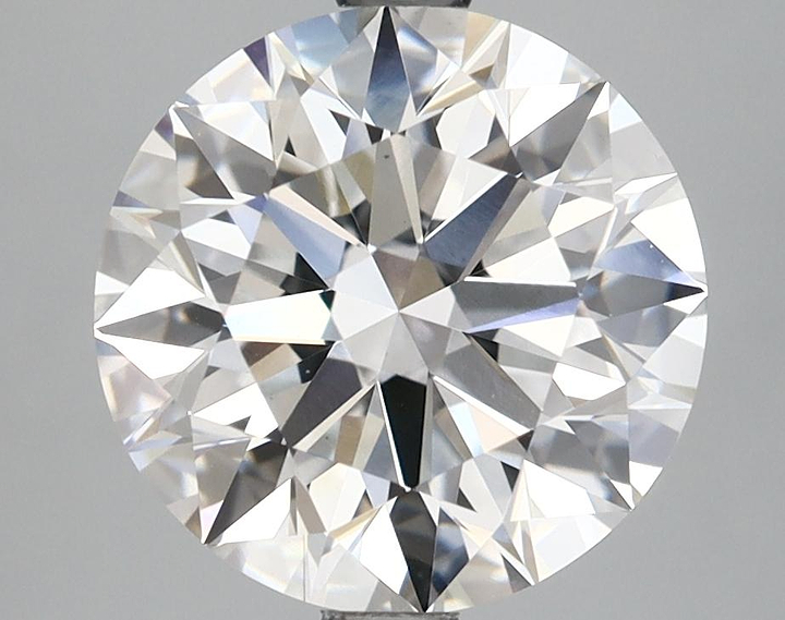 3.71 Carat Round Shaped Ideal Cut VVS2 IGI Certified Lab Grown Diamond