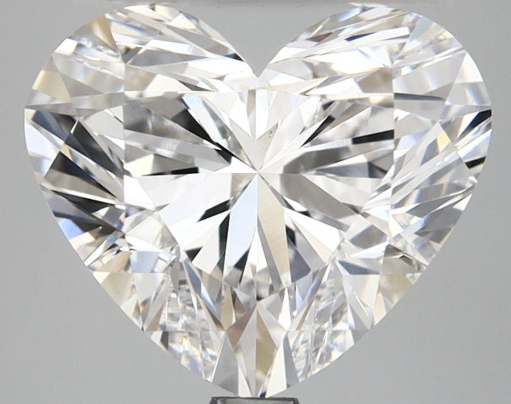 4.08 Carat Heart Shaped Excellent Cut VVS2 IGI Certified Lab Grown Diamond
