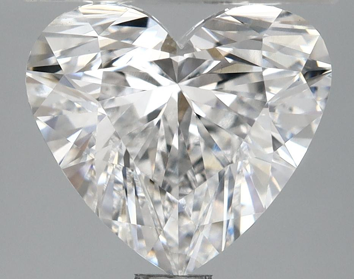 2.14 Carat Heart Shaped Ideal Cut VVS2 IGI Certified Lab Grown Diamond