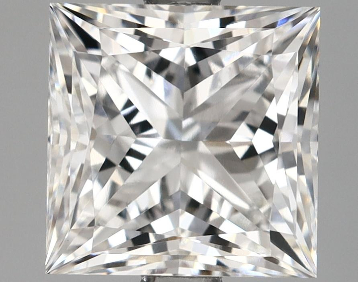 2.54 Carat Princess Shaped Ideal Cut VVS2 IGI Certified Lab Grown Diamond