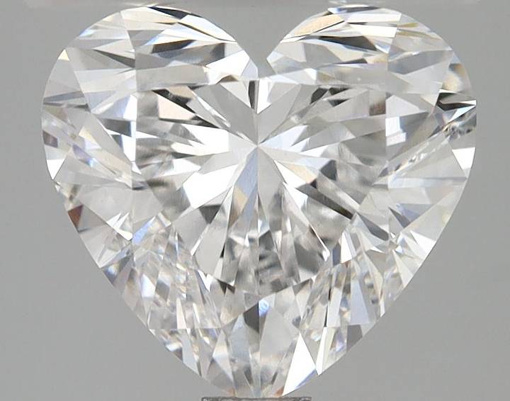 2.17 Carat Heart Shaped Ideal Cut VVS2 IGI Certified Lab Grown Diamond