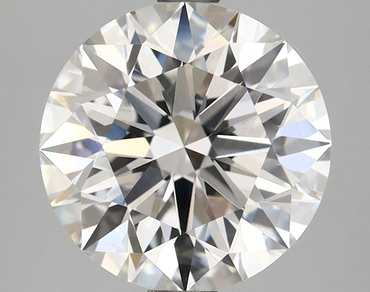 3.14 Carat Round Shaped Ideal Cut VVS2 IGI Certified Lab Grown Diamond