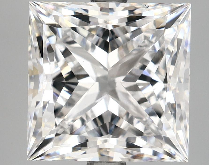 5.07 Carat Princess Shaped Ideal Cut VS1 IGI Certified Lab Grown Diamond