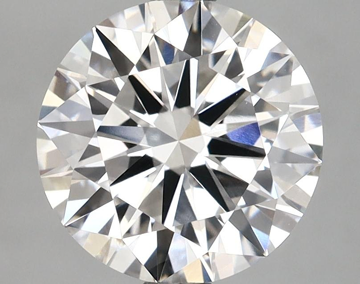 2.47 Carat Round Shaped Ideal Cut VVS2 IGI Certified Lab Grown Diamond