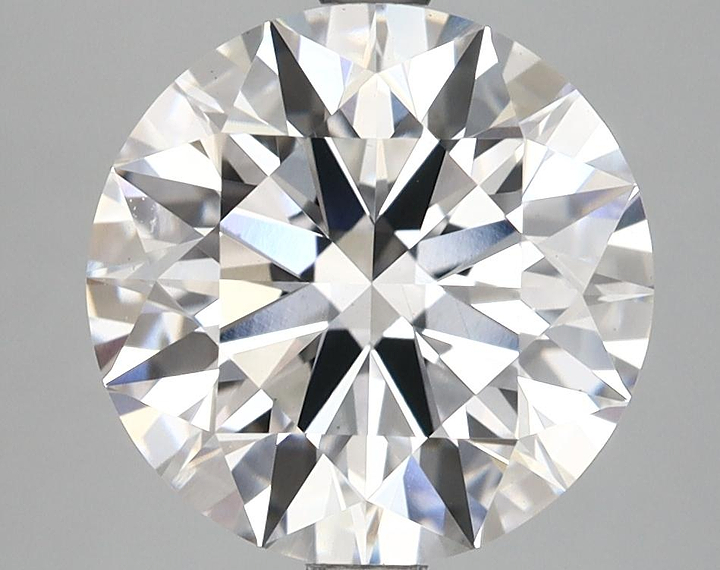 4.09 Carat Round Shaped Ideal Cut VS1 IGI Certified Lab Grown Diamond